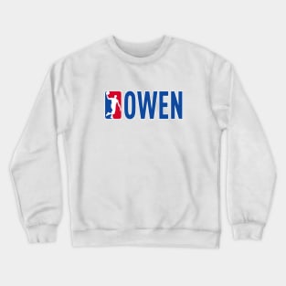 Owen NBA Basketball Custom Player Your Name T-Shirt Crewneck Sweatshirt